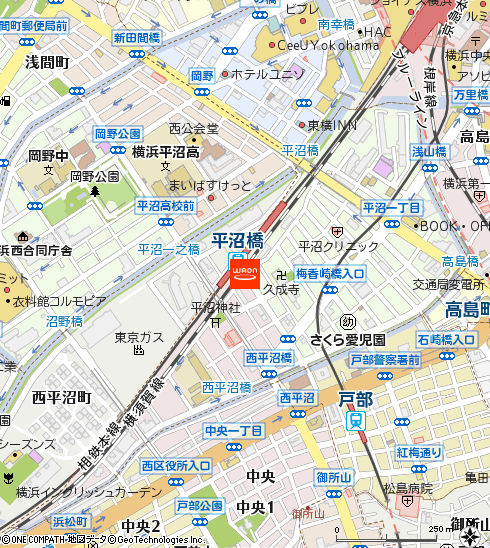 まいばすけっと平沼橋駅前店付近の地図